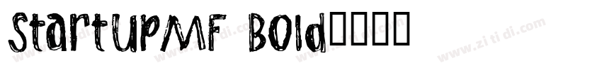 StartUpMF Bold字体转换